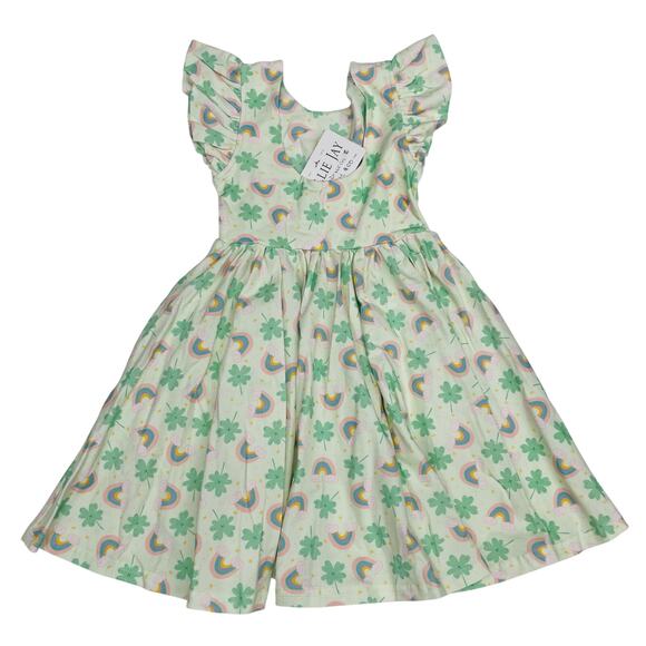 NWT Ollie Jay Size 7 Olivia Dress in Lucky Print - Picture 2 of 6